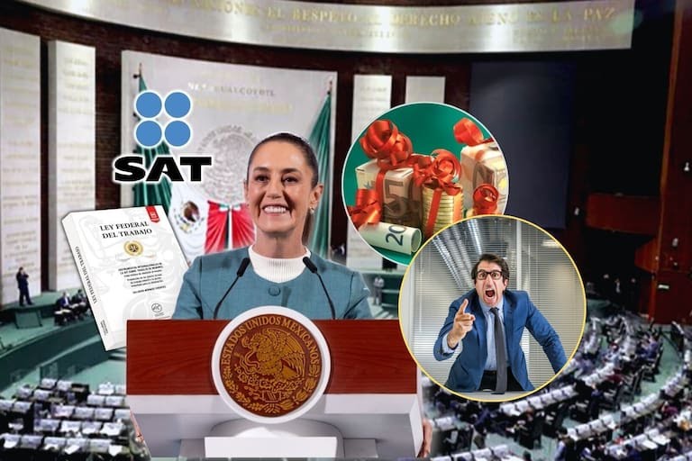 Sat descontará una porción del aguinaldo por isr a quienes superen este monto y la lft lo avala