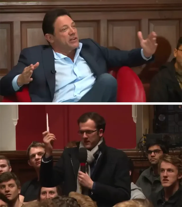 La respuesta inesperada del verdadero Lobo de Wall Street a la icónica prueba del bolígrafo que lo dejó sin palabras al público