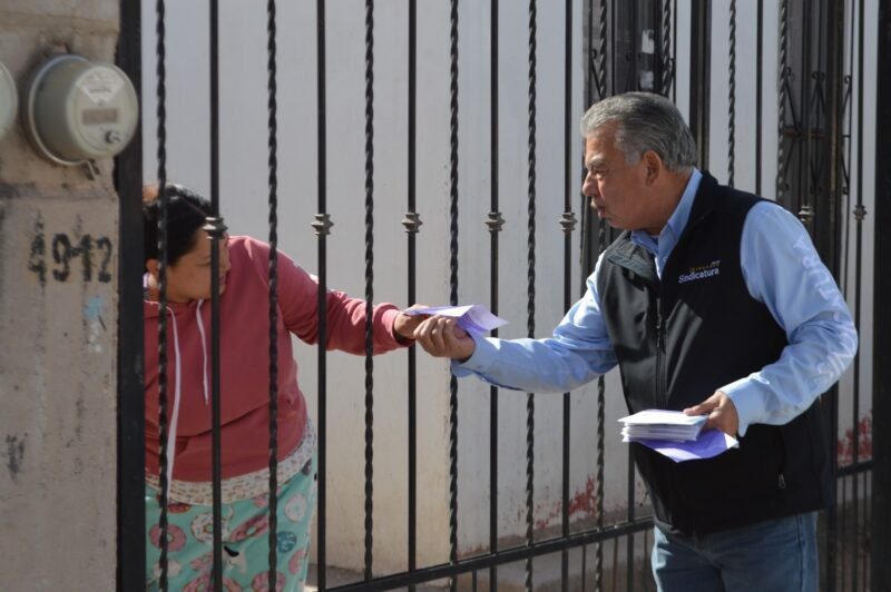 Supervisa Sindicatura servicios públicos en Jardines de Sacramento