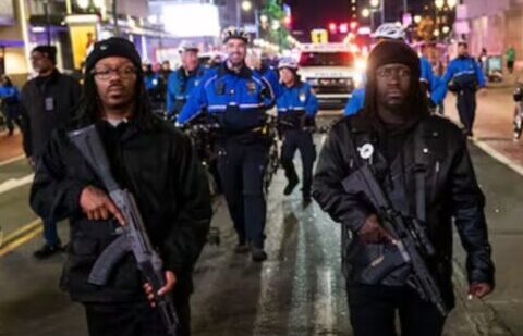 Resurge un grupo que se identifica como Black Panther Party en Filadelfia ante el aumento de agentes federales de Trump