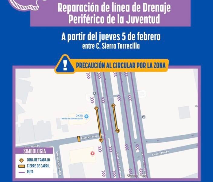 Reparará JMAS Chihuahua daño de contratista de CFE a línea de drenaje en periférico De la Juventud