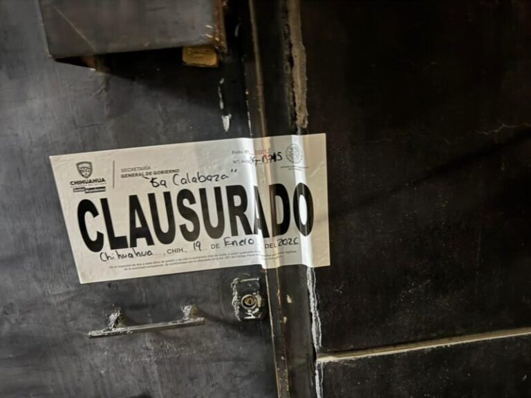 Realiza Gobernación Estatal 288 inspecciones y clausura 10 establecimientos