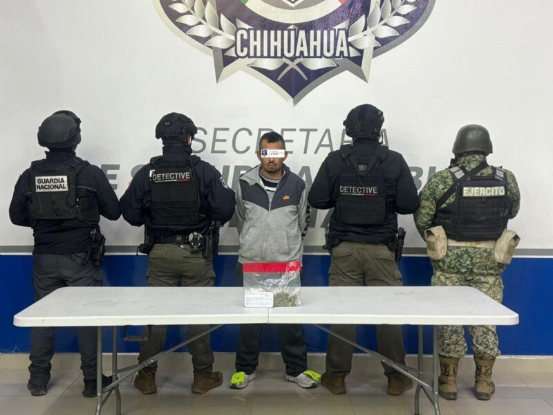 Detiene SSPE a presunto implicado en delito de feminicidio en Ciudad Juárez