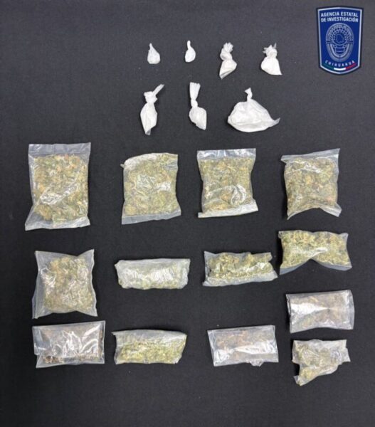 Detienen a hombre con droga en Cerradas del Parque