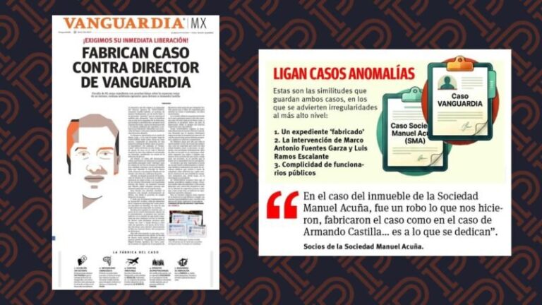 Denuncia periódico Vanguardia presuntas irregularidades ligadas a despojo de edificio y detención de su director en Nuevo León