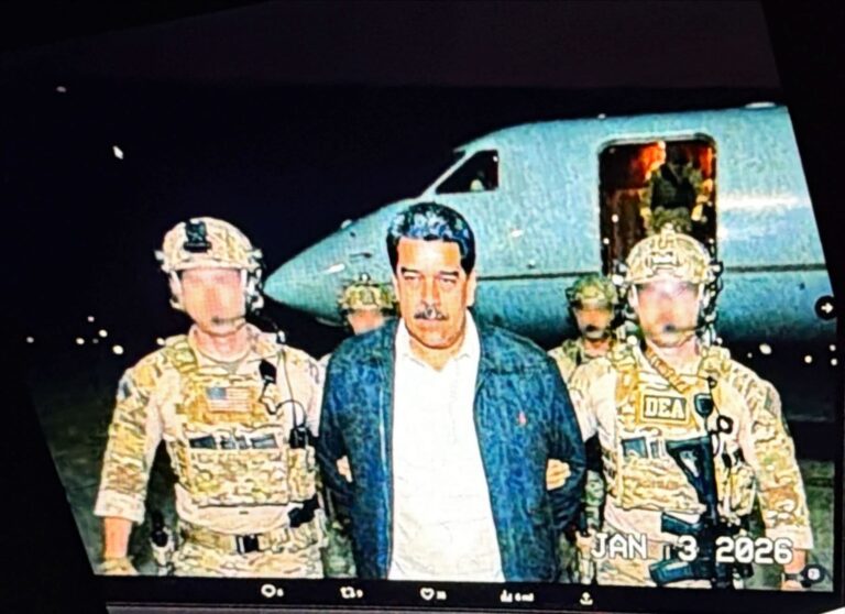 Trump confirma captura de Nicolás Maduro tras operativo militar de EE.UU. en Venezuela