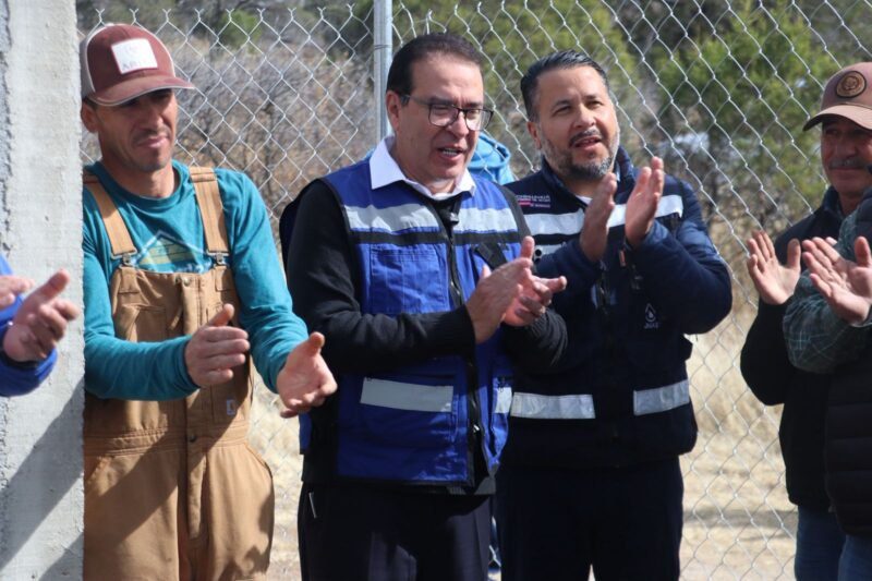 Inicia equipamiento de pozo en San José Baqueachi, municipio de Guerrero