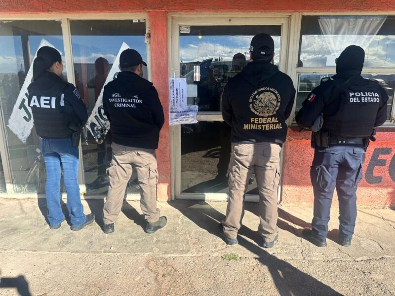 Colabora SSPE en cateo donde aseguran medicamento controlado en Galeana