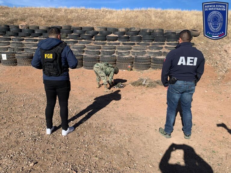 Destruyen AEI y Ejército granada de fragmentación asegurada en Nuevo Casas Grandes