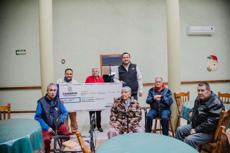 Jorge Aldana respalda al Asilo de Ancianos San Judas Tadeo con apoyo económico