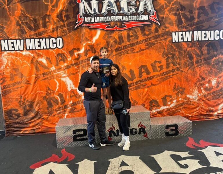 Lizany Portillo Castorena debuta en Jiu Jitsu con oro en el ‘NAGA Championships’ de Albuquerque