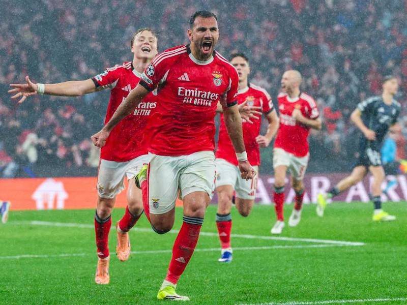 Benfica vence al Real Madrid en un partido lleno de drama europeo