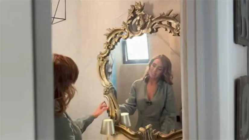 Un espejo que ha pasado por generaciones desde hace 50 años. Foto: Cortesía.