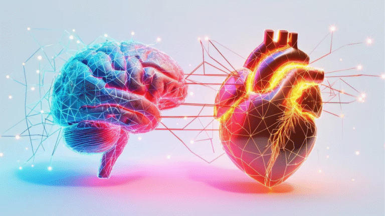 El corazón genera campos eléctricos y magnéticos más fuertes que el cerebro, reflejando su papel en la comunicación fisiológica
