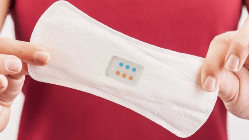 Toalla sanitaria inteligente que ayudará a detectar enfermedades como cáncer de ovario o endometriosis