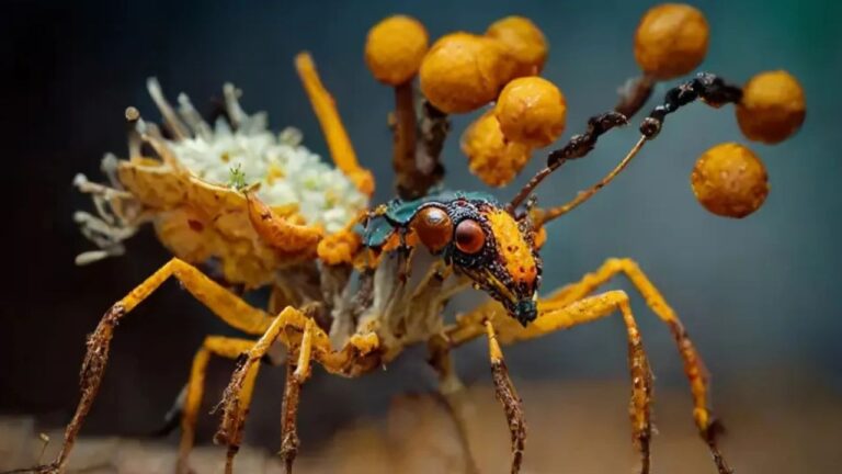 Gibellula attenboroughii: el hongo que transforma arañas de cuevas en “zombis” para reproducirse