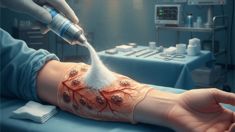 AGCL: El polvo revolucionario que detiene hemorragias al instante