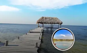 La playa de Yucatán que cambia y se vuelve isla por unas horas