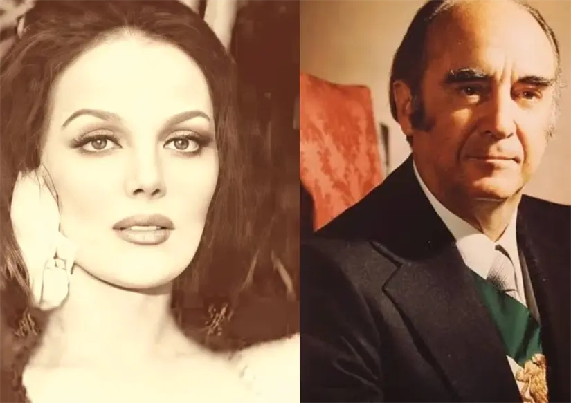 Sasha Montenegro y José López Portillo. Foto: cortesía.