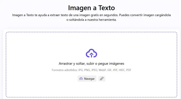 Herramienta en español para extraer texto de una imagen