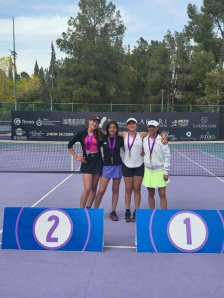 Con gran éxito se disputó la Olimpiada Estatal de Tenis ‘CONADE 2026’ en el Centro Tenístico Chihuahua