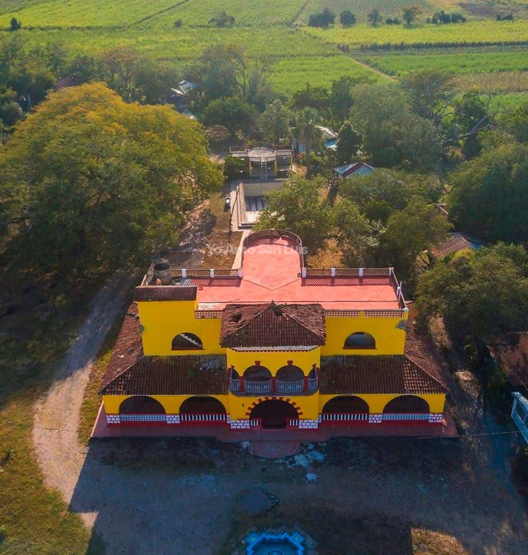 Así luce la ex hacienda de Cantinflas en Ciudad Valles. Foto: Facebook,Yo amo San Luis Potosí.