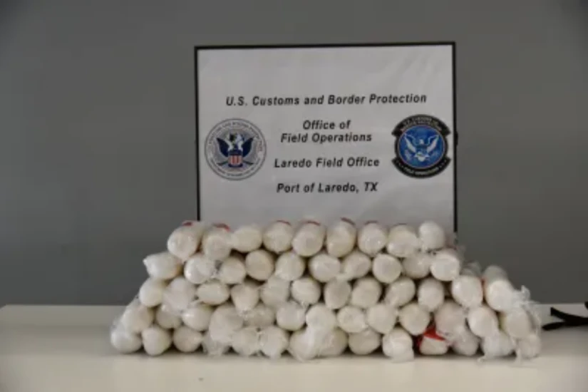 Paquetes decomisados el 8 de febrero en el Puente Colombia-Solidaridad. Foto: cbp.gov.