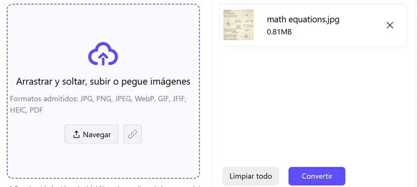 Salida de la herramienta: