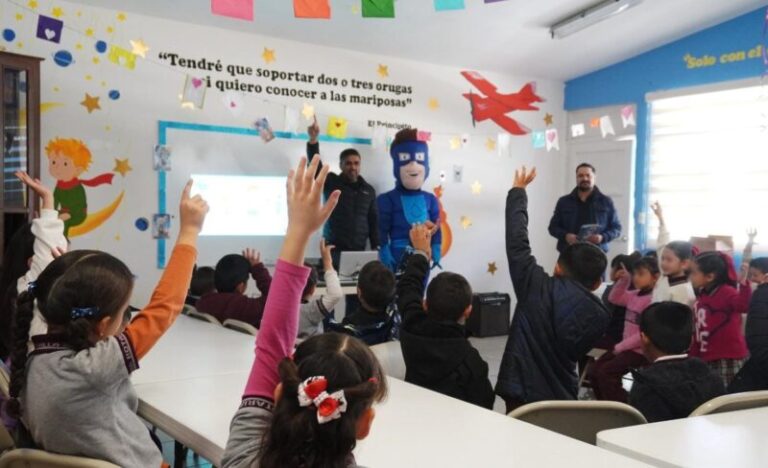 Imparte JMAS Chihuahua plática de Los Aguardianes a 400 alumnos de la primaria Rotaria 2 “Nayo Revilla”