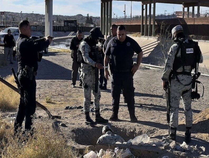 Operativo conjunto en frontera norte asegura armas y detiene a presuntos integrantes del crimen organizado