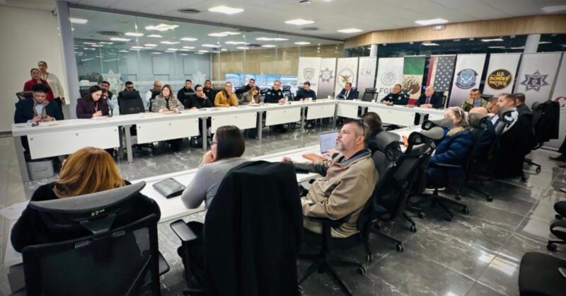 Reciben a autoridades de seguridad en Reunión Binacional del Protocolo de Violencia Fronteriza