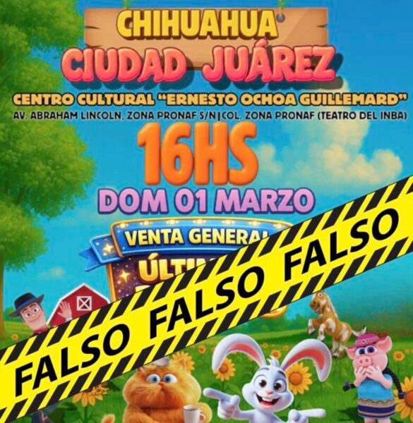 Es falso el evento “La Granja de Zenón” en Juárez