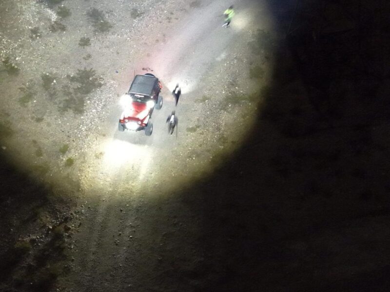 Localiza SSPE, con apoyo de drones, a maratonistas extraviados en Rosales