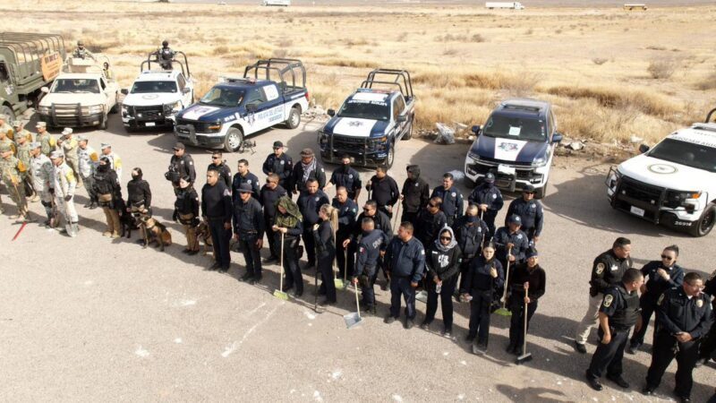 Realiza SSPE acciones de recuperación de espacios públicos en colonia Punta Oriente