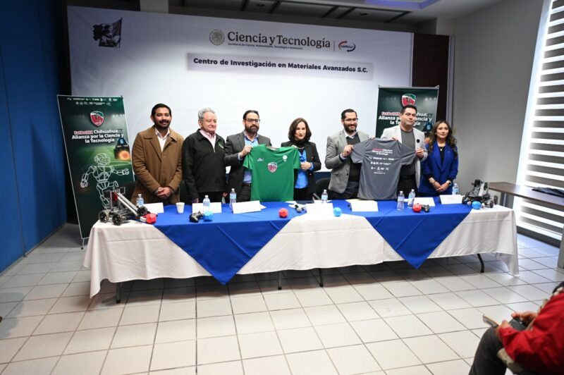 Presentan FutBotMX Chihuahua como alianza por la ciencia y la tecnología