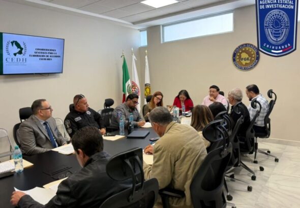 Realiza GOECHI Noroeste Segunda Mesa Regional de Seguridad Escolar