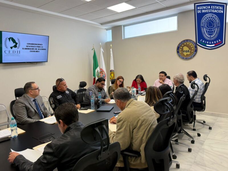 Realiza GOECHI Noroeste Segunda Mesa Regional de Seguridad Escolar
