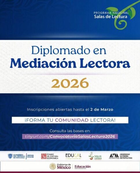 Convocan al Diplomado en Mediación Lectora 2026 en Chihuahua