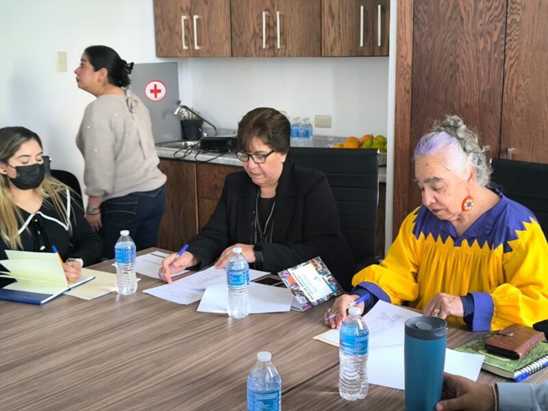 Presenta Informe Lupita Borruel informe con avance en Casas de Enlace