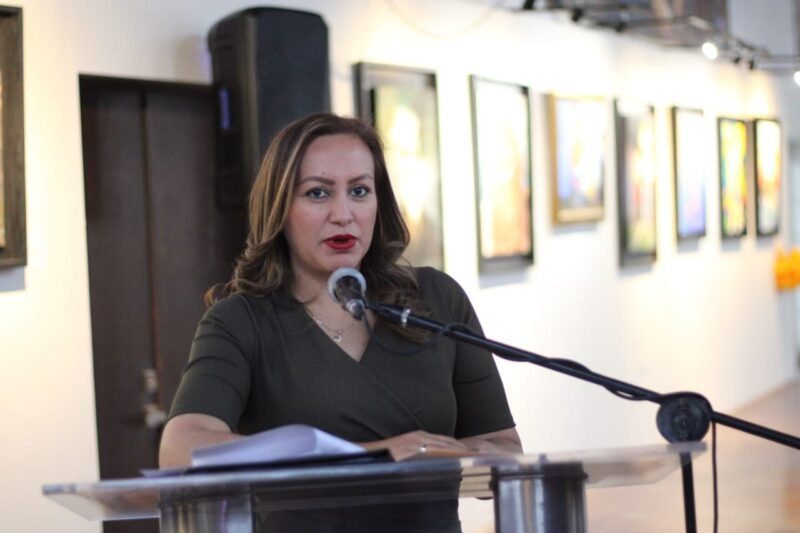 Asisten Edith Escárcega a develación de mural «Mi Tierra, Mis Raíces