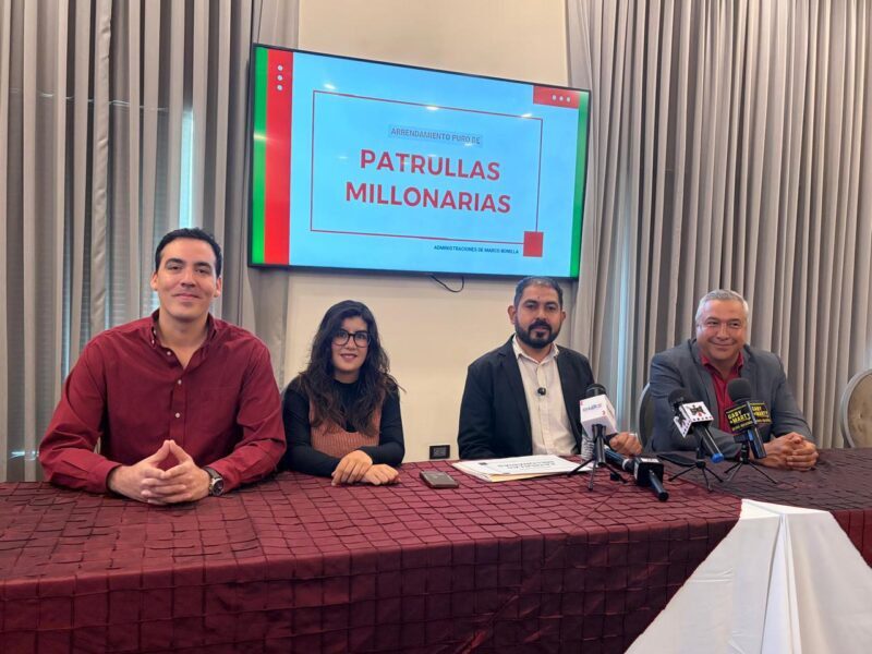 Arrenda Bonilla patrullas con el triple de costo, denuncia Morena