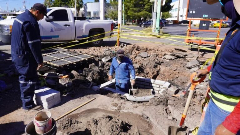 Rehabilitación en Ortíz Mena afectará presión de agua en siete colonias