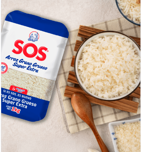 El arroz SOS es la mejor opción para tus platillos. Foto: Cortesía.