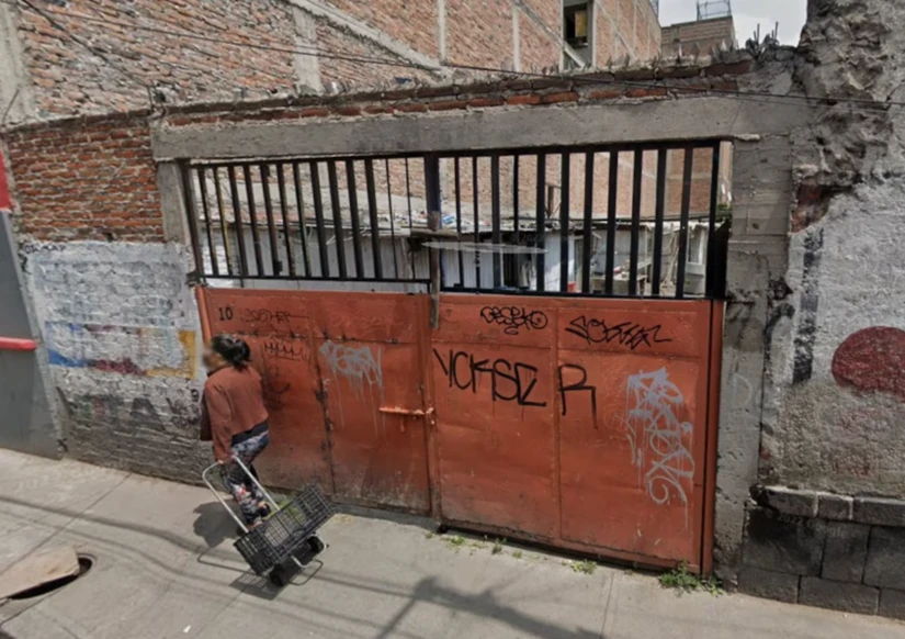 Así luce la casa de la infancia del actor Adalberto Martínez (Resortes) en Tepito. Foto: cortesía.