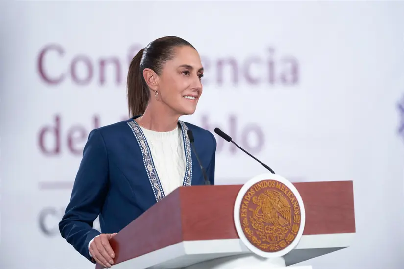 La encuesta muestra opiniones divididas sobre el gobierno de Sheinbaum. Foto: Presidencia