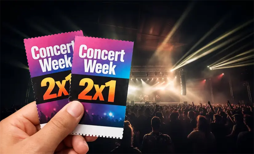 Pasos para comprar boletos en la Concert Week. Foto: cortesía.