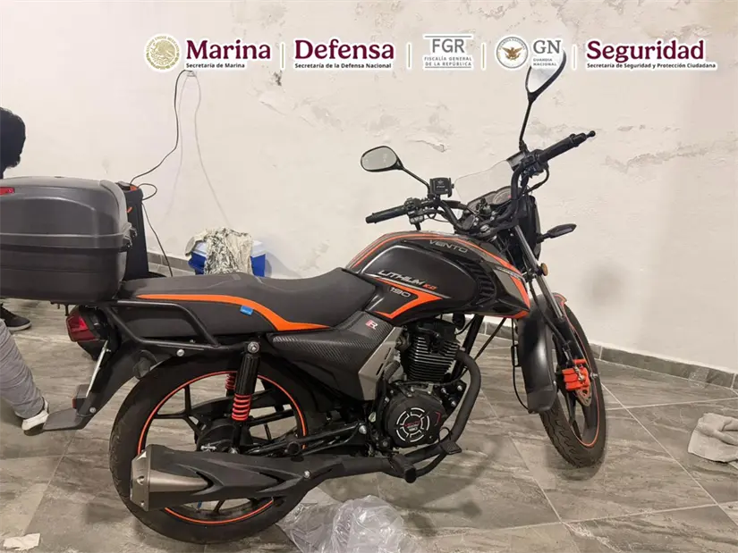Moto decomisada