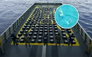 Lo que hallaron en alta mar representa un golpe millonario al narco