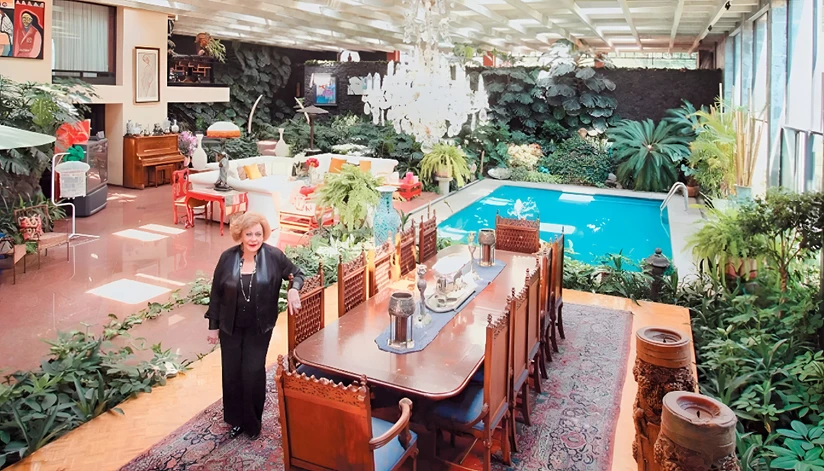 Así luce la lujosa mansión de Silvia Pinal en la actualidad. Foto: Cortesía.
