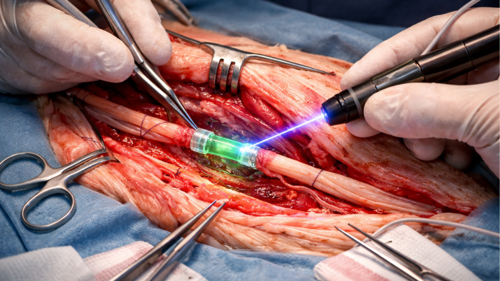 La FDA autoriza un polímero activado por luz para reparar nervios sin suturas 2 polimero - polimero